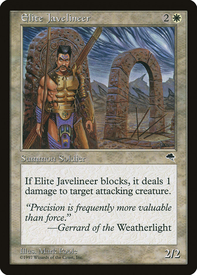 Elite Javelineer [Tempest] | Good Games Morley