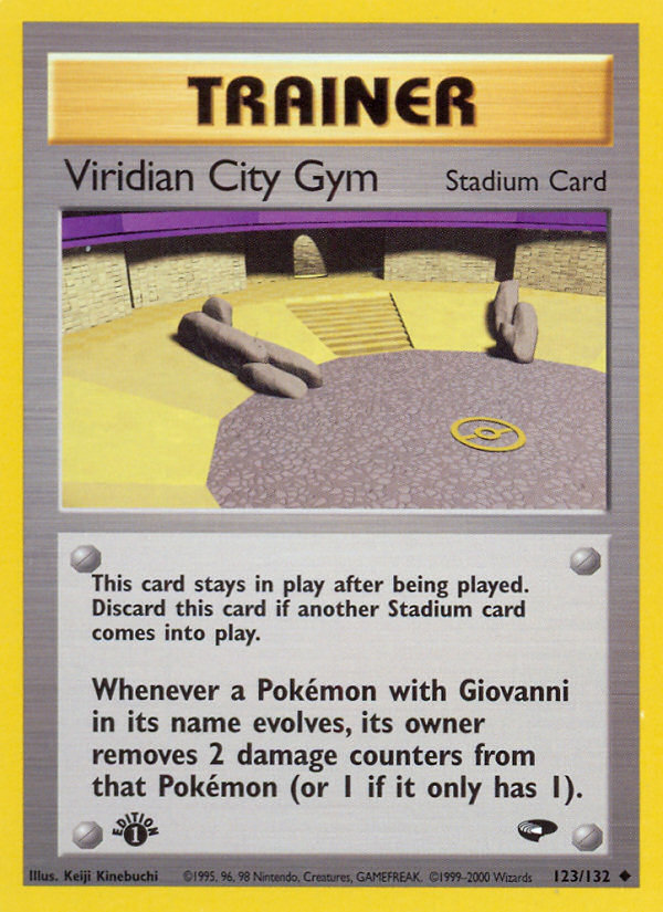 Viridian City Gym (123/132) [Gym Challenge 1st Edition] | Good Games Morley