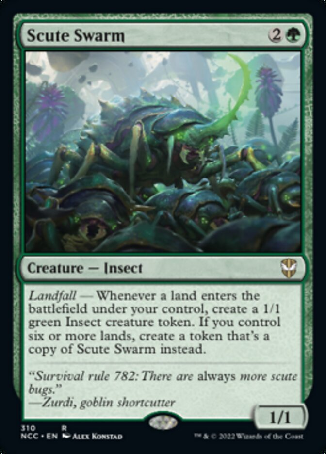 Scute Swarm [Streets of New Capenna Commander] | Good Games Morley