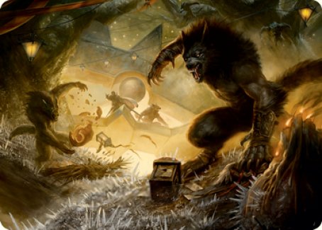 Storm the Festival Art Card [Innistrad: Midnight Hunt Art Series] | Good Games Morley