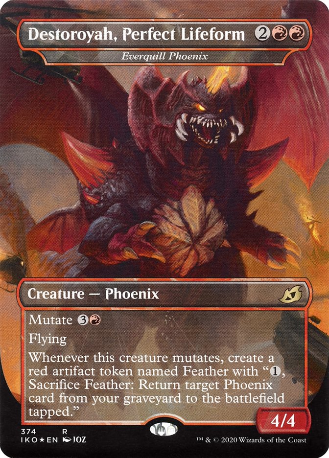 Everquill Phoenix - Destoroyah, Perfect Lifeform (Godzilla Series) [Ikoria: Lair of Behemoths] | Good Games Morley