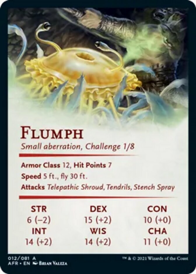 Flumph Art Card [Dungeons & Dragons: Adventures in the Forgotten Realms Art Series] | Good Games Morley