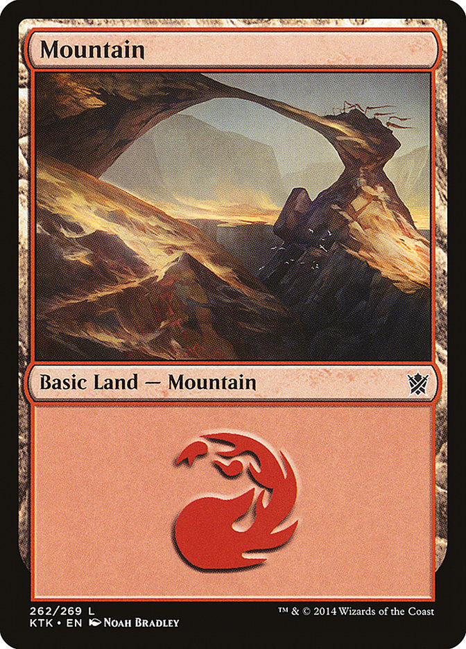 Mountain (262) [Khans of Tarkir] | Good Games Morley