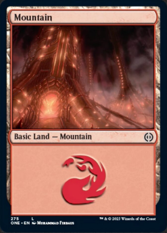 Mountain (275) [Phyrexia: All Will Be One] | Good Games Morley