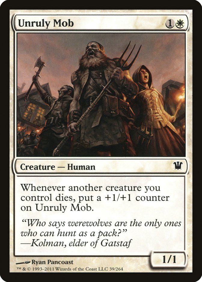 Unruly Mob [Innistrad] | Good Games Morley