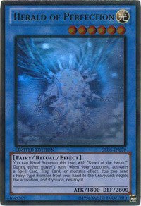 Herald of Perfection [GLD5-EN030] Ghost/Gold Rare | Good Games Morley