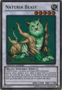 Naturia Beast [GLD5-EN032] Gold Rare | Good Games Morley