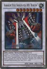 Karakuri Steel Shogun mdl 00X Bureido [GLD5-EN035] Gold Rare | Good Games Morley