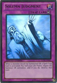 Solemn Judgment [GLD5-EN045] Ghost/Gold Rare | Good Games Morley