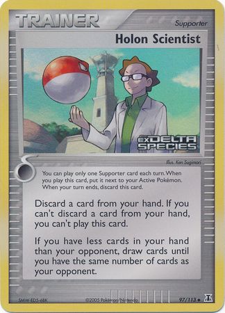 Holon Scientist (97/113) (Stamped) [EX: Delta Species] | Good Games Morley