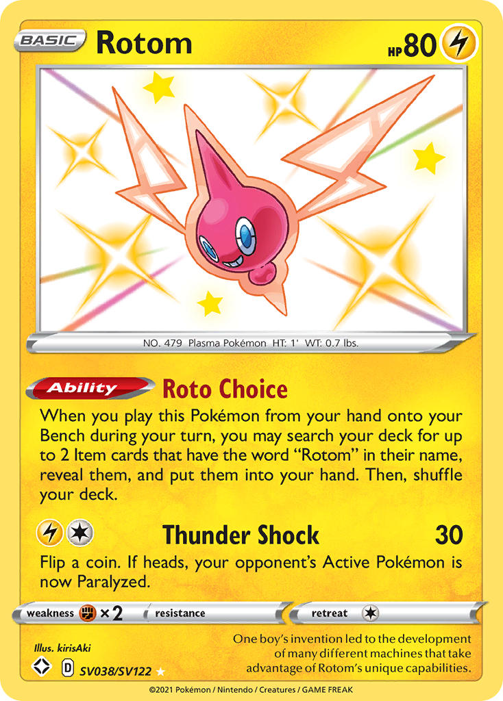 Rotom (SV038/SV122) [Sword & Shield: Shining Fates] | Good Games Morley
