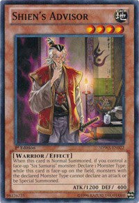 Shien's Advisor [SDWA-EN022] Common | Good Games Morley