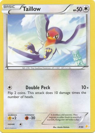 Taillow (7/30) [XY: Trainer Kit 3 - Pikachu Libre] | Good Games Morley