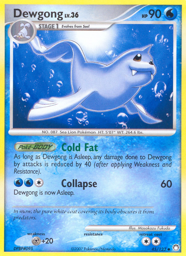 Dewgong (45/123) [Diamond & Pearl: Mysterious Treasures] | Good Games Morley