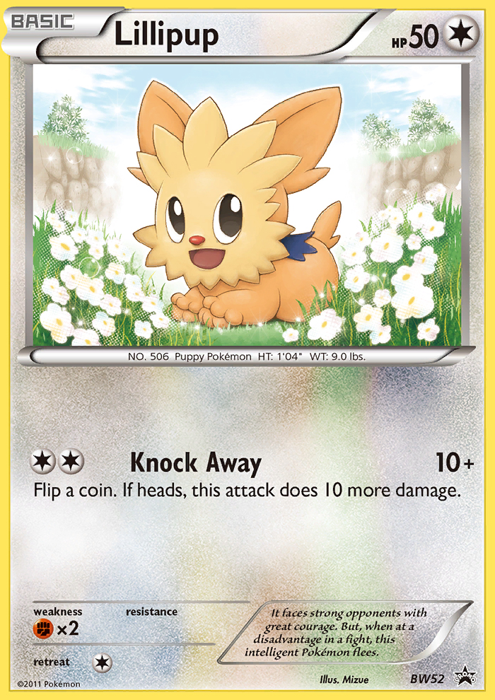 Lillipup (BW52) [Black & White: Black Star Promos] | Good Games Morley