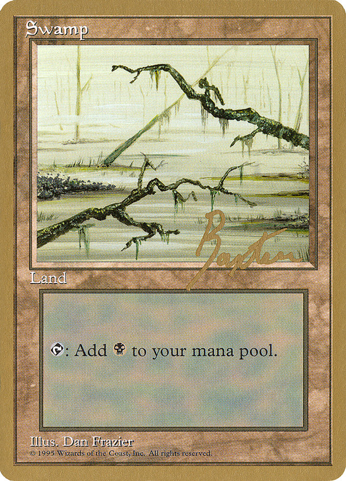 Swamp (gb371) (George Baxter) [Pro Tour Collector Set] | Good Games Morley