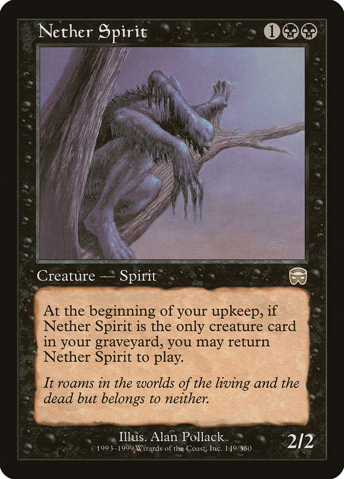 Nether Spirit [Mercadian Masques] | Good Games Morley