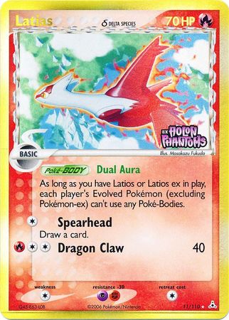 Latias (11/110) (Delta Species) (Stamped) [EX: Holon Phantoms] | Good Games Morley