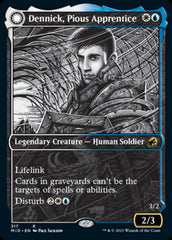 Dennick, Pious Apprentice // Dennick, Pious Apparition (Showcase Eternal Night) [Innistrad: Midnight Hunt] | Good Games Morley