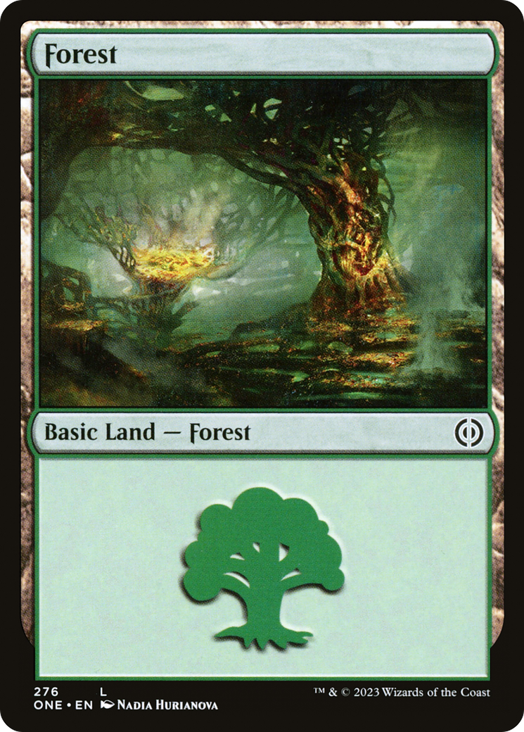 Forest (276) [Phyrexia: All Will Be One] | Good Games Morley
