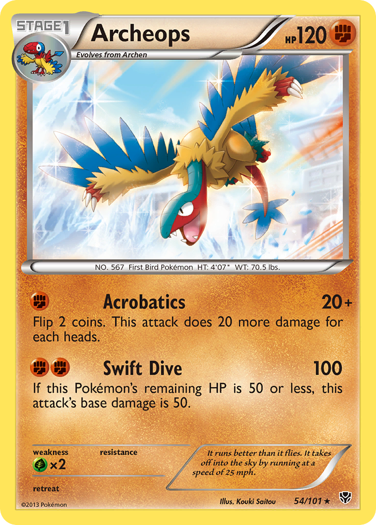 Archeops (54/101) [Black & White: Plasma Blast] | Good Games Morley