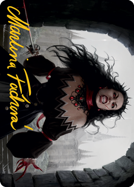 Voldaren Stinger Art Card (Gold-Stamped Signature) [Innistrad: Midnight Hunt Art Series] | Good Games Morley