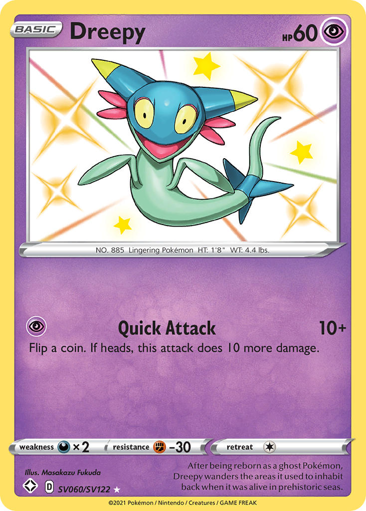 Dreepy (SV060/SV122) [Sword & Shield: Shining Fates] | Good Games Morley
