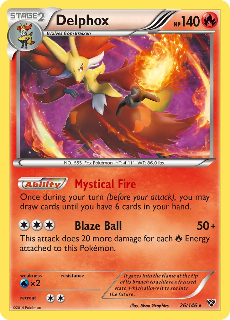 Delphox (26/146) (Theme Deck Exclusive) [XY: Base Set] | Good Games Morley