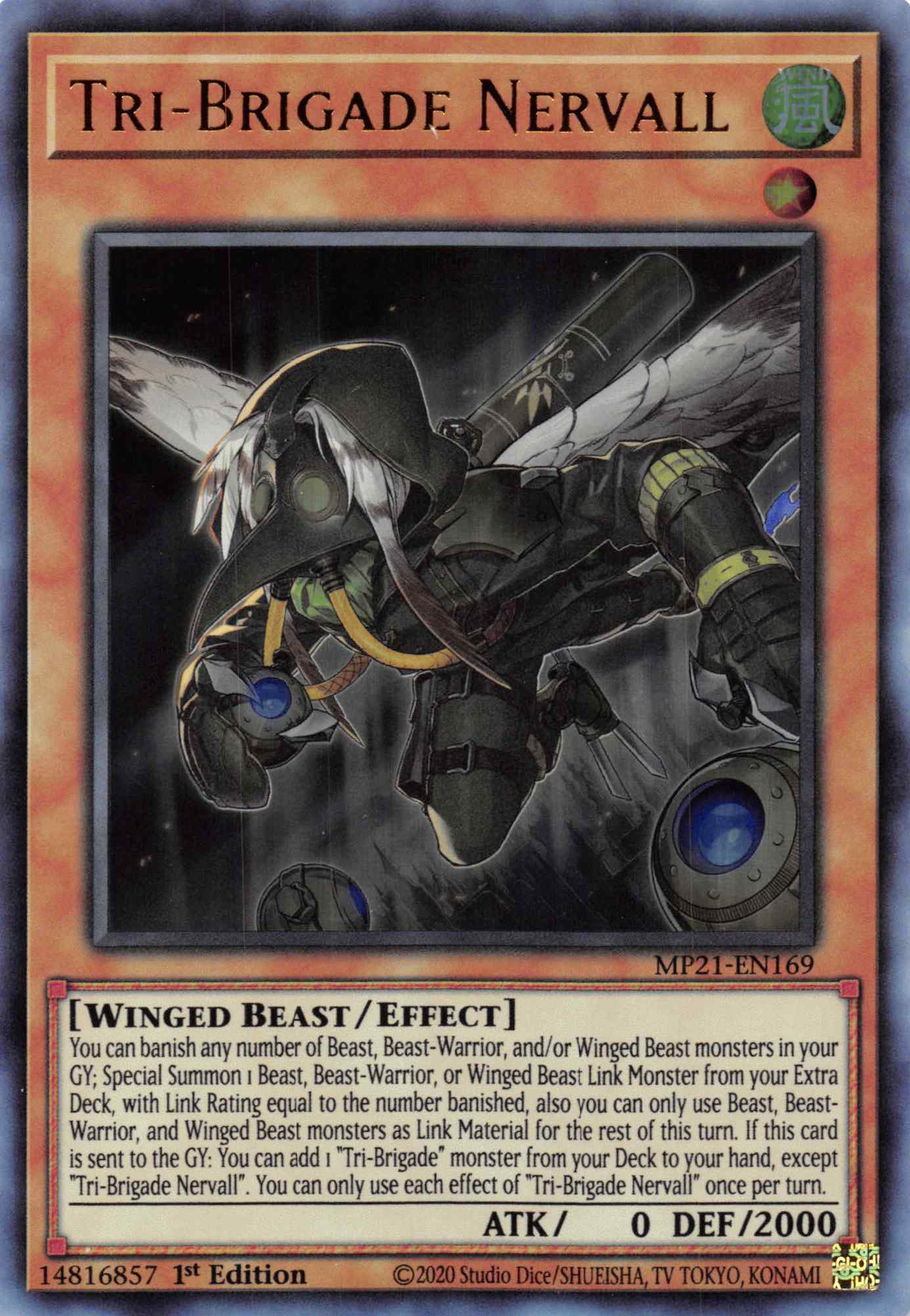 Tri-Brigade Nervall [MP21-EN169] Ultra Rare | Good Games Morley