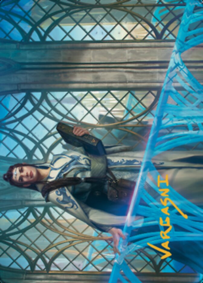 Hurkyl, Master Wizard Art Card (Gold-Stamped Signature) [The Brothers' War Art Series] | Good Games Morley