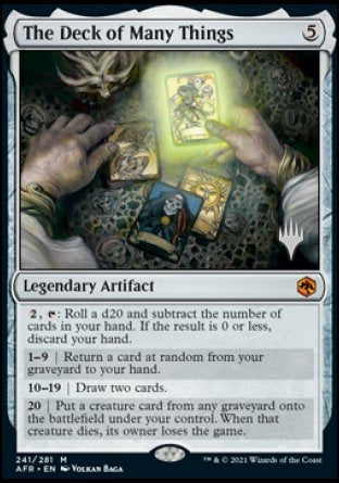 The Deck of Many Things (Promo Pack) [Dungeons & Dragons: Adventures in the Forgotten Realms Promos] | Good Games Morley