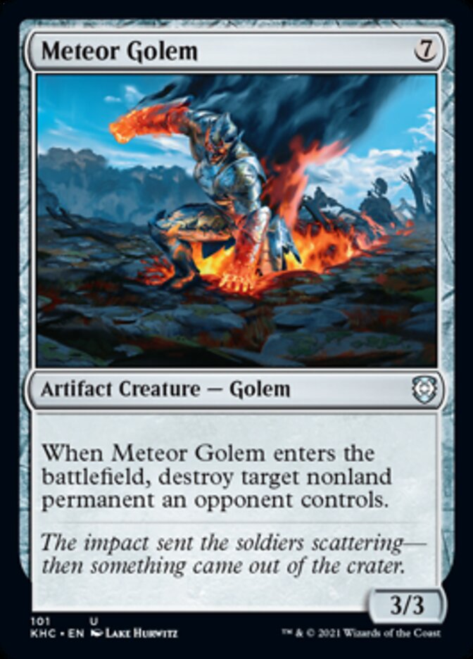 Meteor Golem [Kaldheim Commander] | Good Games Morley