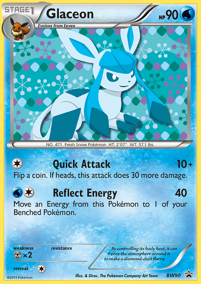 Glaceon (BW90) [Black & White: Black Star Promos] | Good Games Morley
