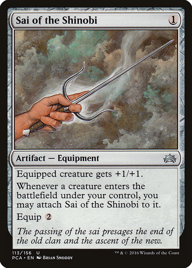 Sai of the Shinobi [Planechase Anthology] | Good Games Morley