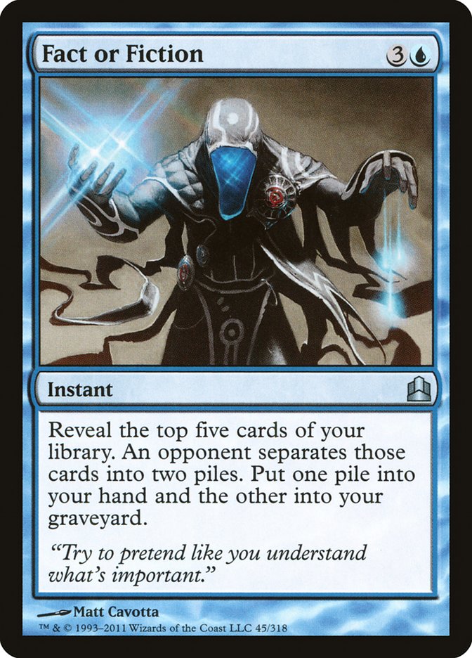 Fact or Fiction [Commander 2011] | Good Games Morley