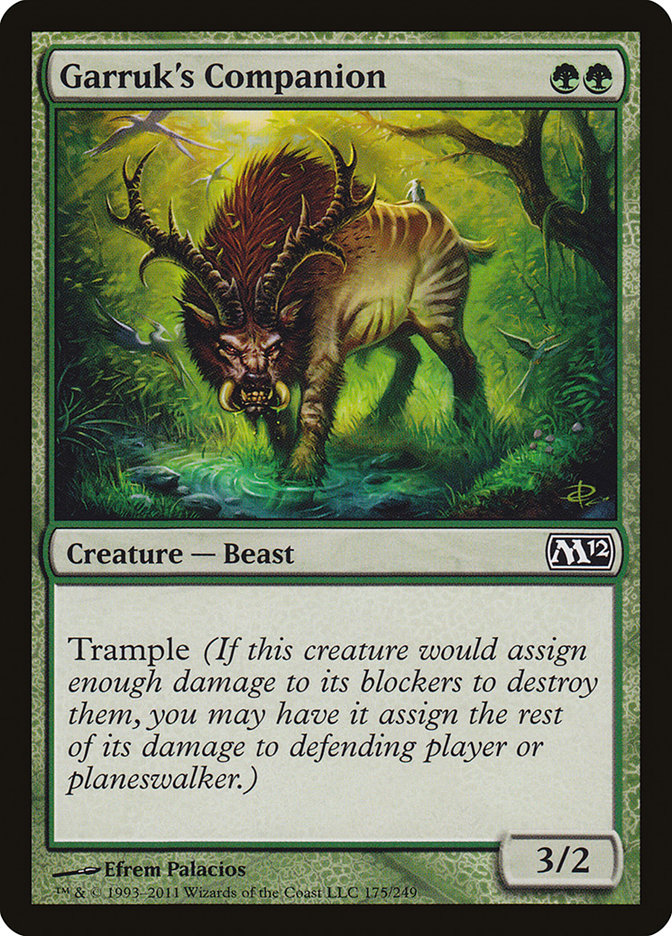 Garruk's Companion [Magic 2012] | Good Games Morley