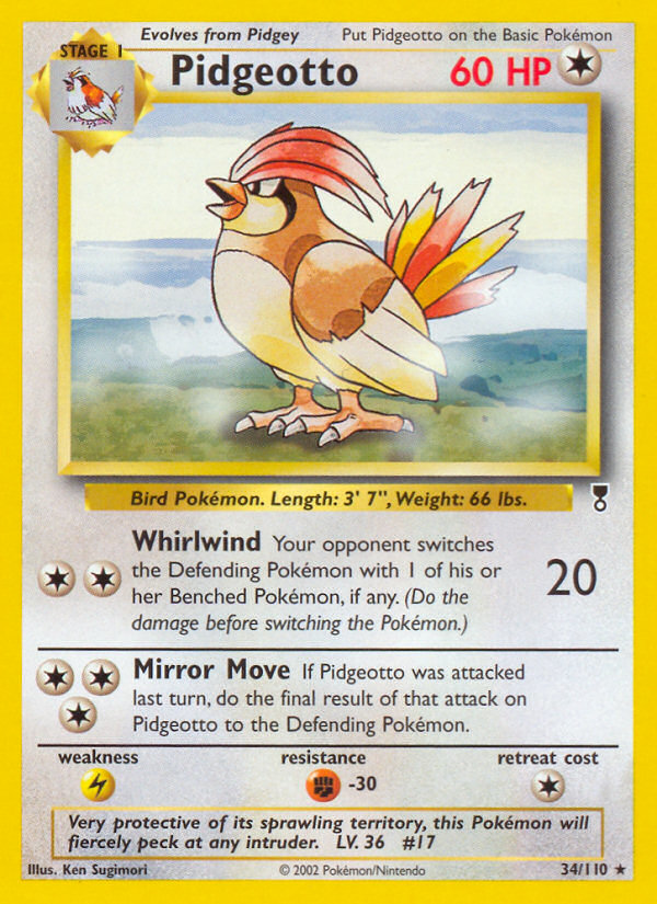 Pidgeotto (34/110) [Legendary Collection] | Good Games Morley