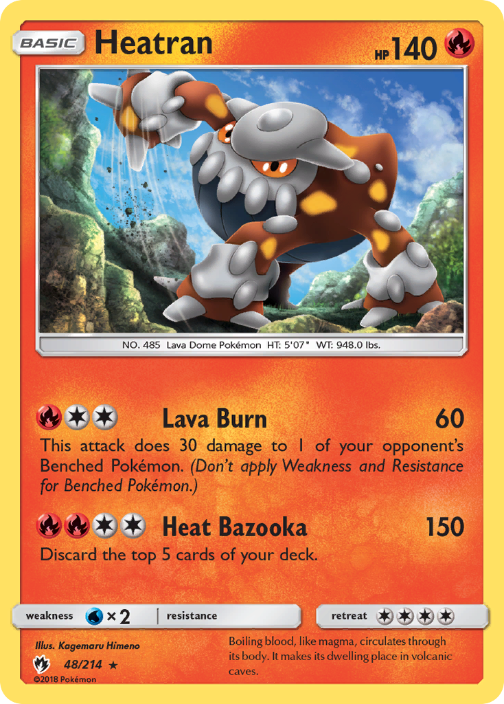 Heatran (48/214) [Sun & Moon: Lost Thunder] | Good Games Morley