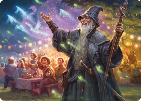 Gandalf, Friend of the Shire Art Card [The Lord of the Rings: Tales of Middle-earth Art Series] | Good Games Morley