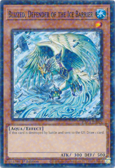 Blizzed, Defender of the Ice Barrier (Duel Terminal) [HAC1-EN029] Common | Good Games Morley