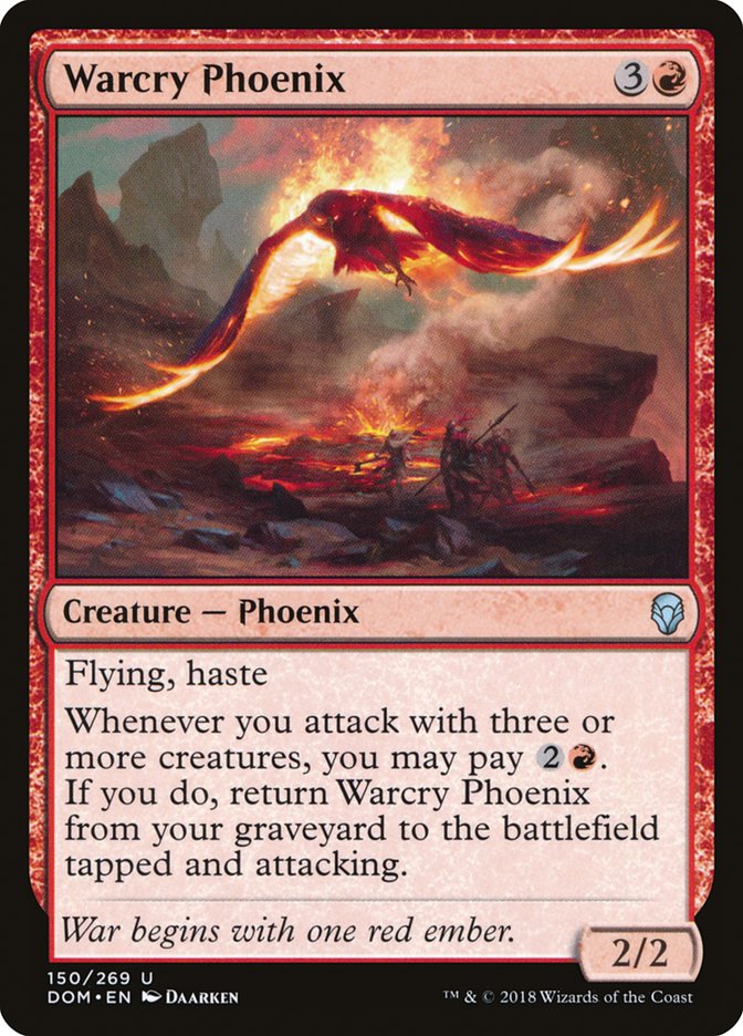 Warcry Phoenix [Dominaria] | Good Games Morley