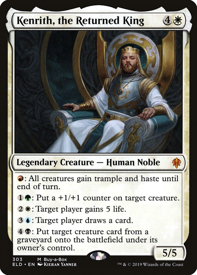 Kenrith, the Returned King (Buy-A-Box) [Throne of Eldraine Promos] | Good Games Morley