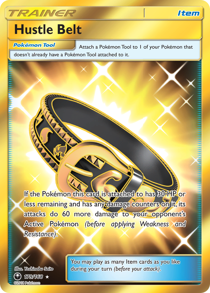 Hustle Belt (179/168) [Sun & Moon: Celestial Storm] | Good Games Morley
