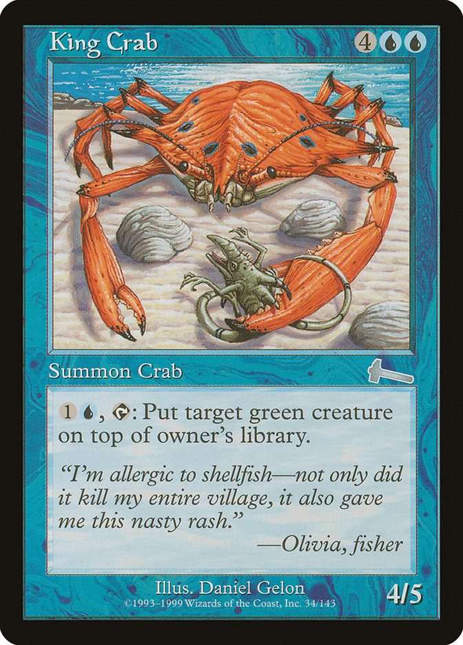 King Crab [Urza's Legacy] | Good Games Morley