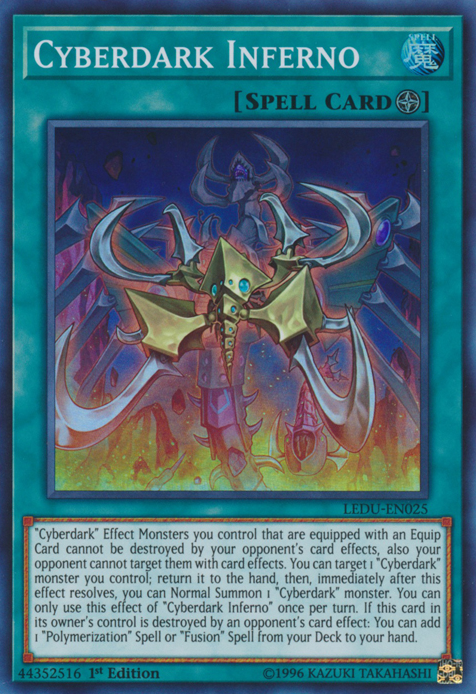 Cyberdark Inferno [LEDU-EN025] Super Rare | Good Games Morley
