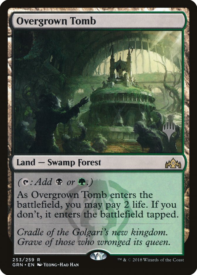 Overgrown Tomb (Promo Pack) [Guilds of Ravnica Promos] | Good Games Morley