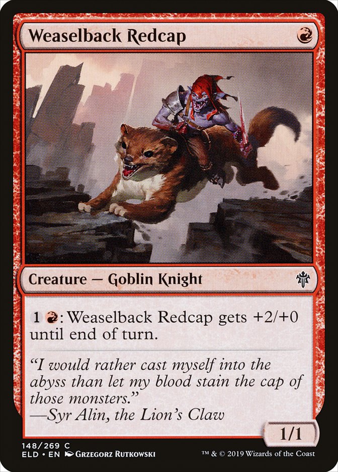 Weaselback Redcap [Throne of Eldraine] | Good Games Morley