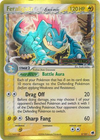 Feraligatr (2/101) (Delta Species) (Stamped) [EX: Dragon Frontiers] | Good Games Morley
