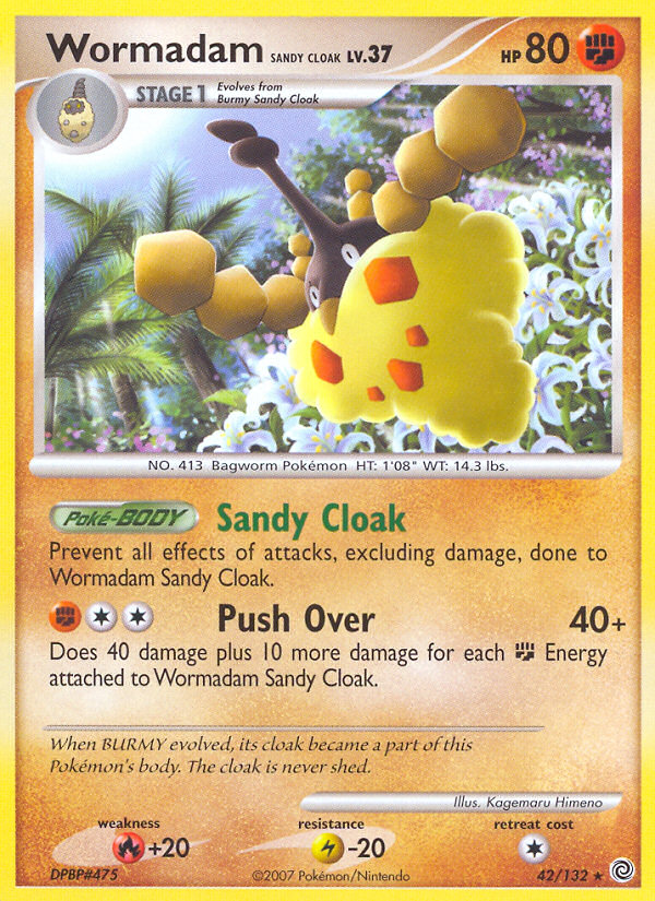 Wormadam Sandy Cloak (42/132) [Diamond & Pearl: Secret Wonders] | Good Games Morley