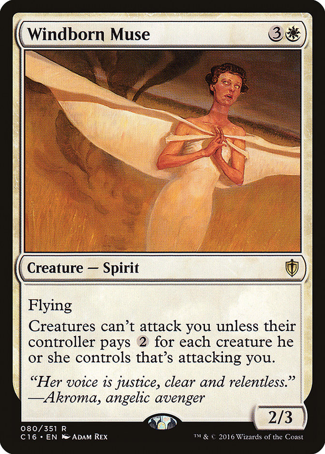 Windborn Muse [Commander 2016] | Good Games Morley